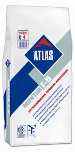 Chemia budowlana - NOWOŚĆ<br>
Szybkosprawna  Zaprawa Montażowa Atlas Monter T-5