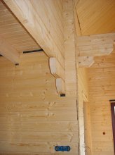 Ściany jednowarstwowe - Drewniane domy