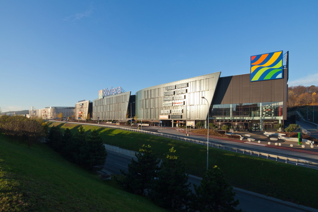 Centrum handlowe Riviera w Gdyni, zaprojektowane przez Valode & Pistre Architectes Paris + Michalewicz & Tański Architekci