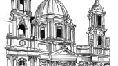 Rzymskie fasady barokowe – fantazja i przepych